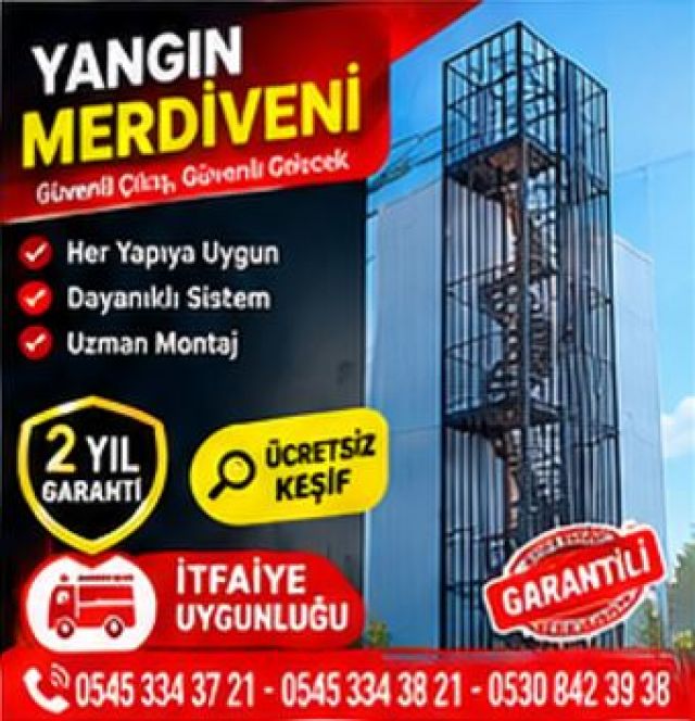 Yangın Merdiveni Seçimi ve İmalatı: Yapınıza Uygun Güvenli Çözüm Nasıl Belirlenir?